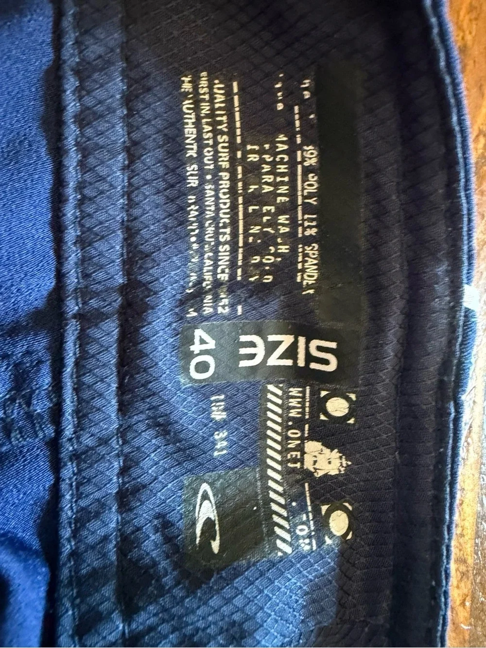 SurfStyle Men’s Navy Board Shorts with Contrast Panel